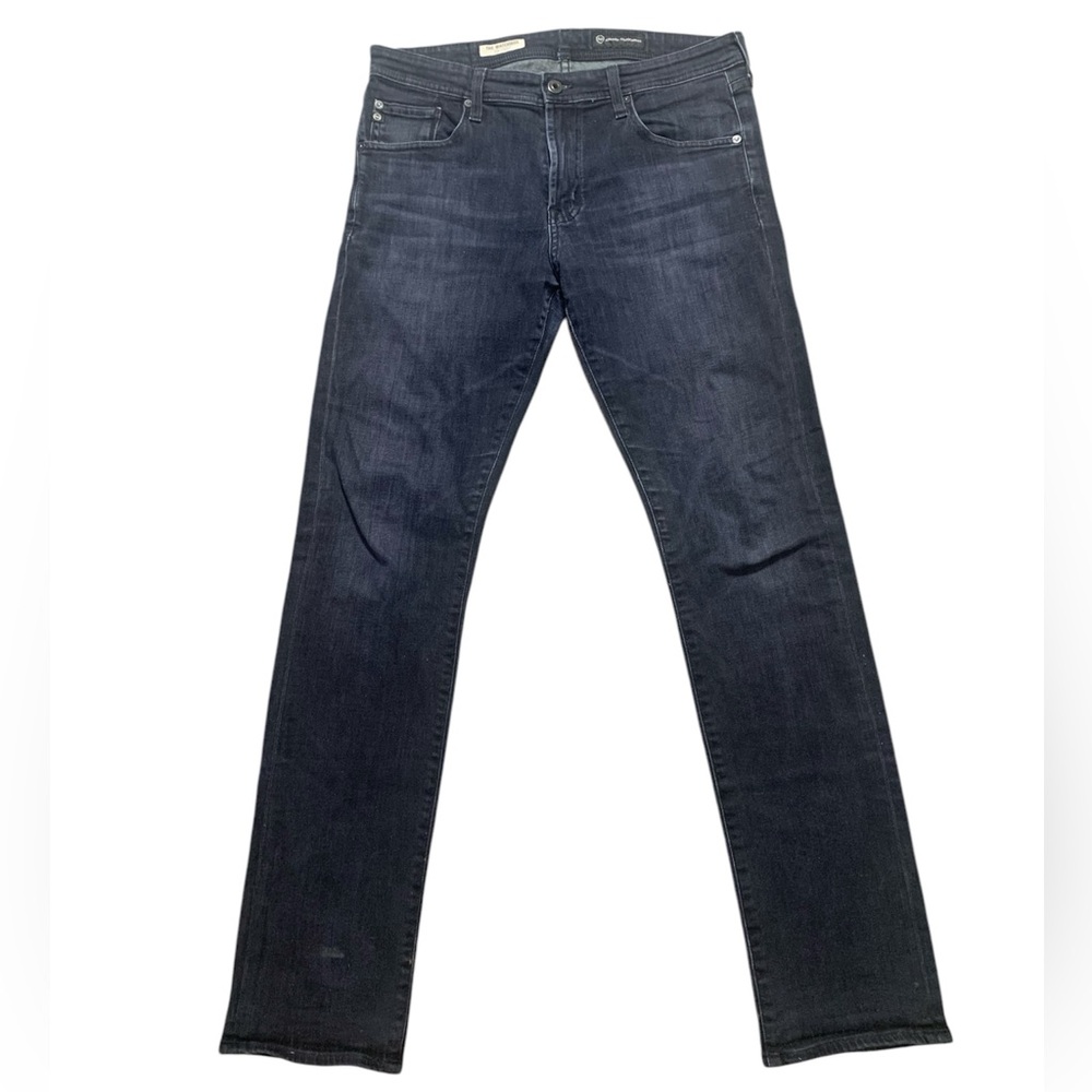 AG Adriano Goldschmied‎ The Matchbox Slim Straight Jeans Black 32x34 1131RBKDVY